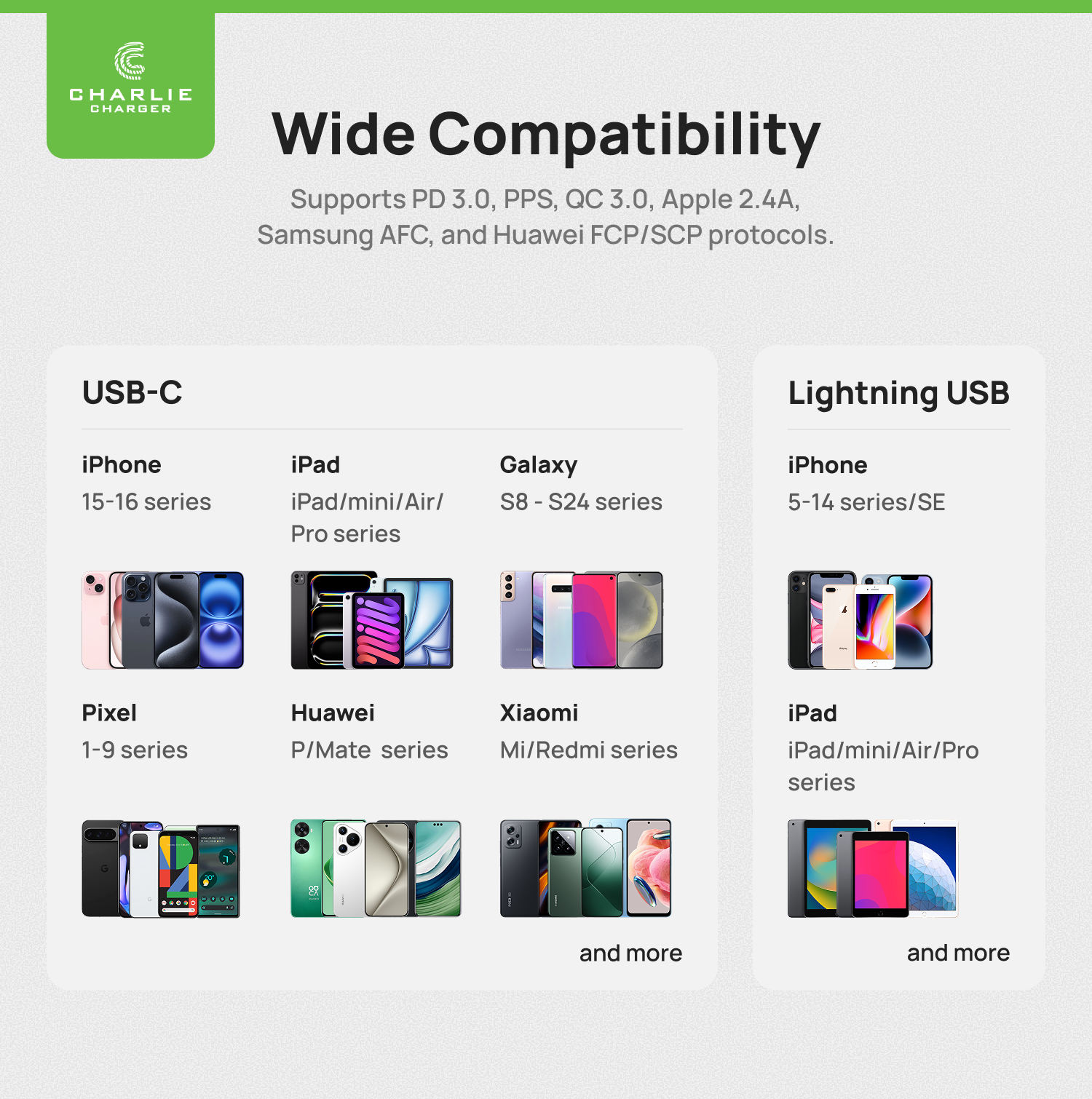 Charlie Charger Fingerprint 30W Fast Charger