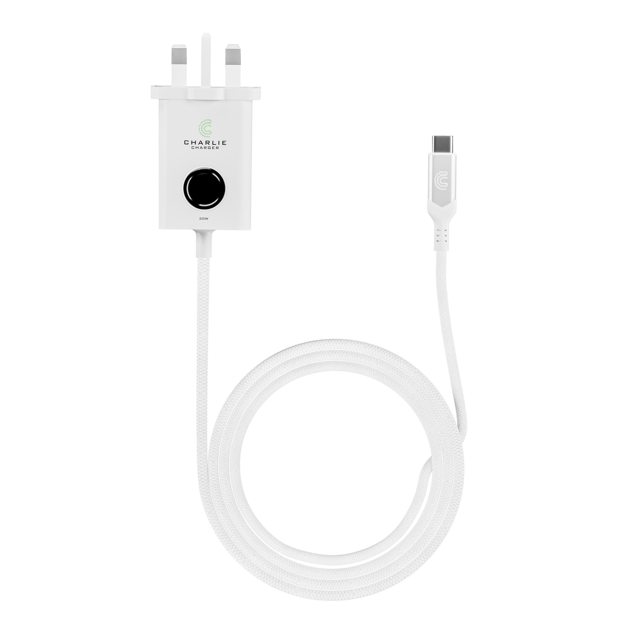 Charlie Charger Fingerprint 30W Fast Charger