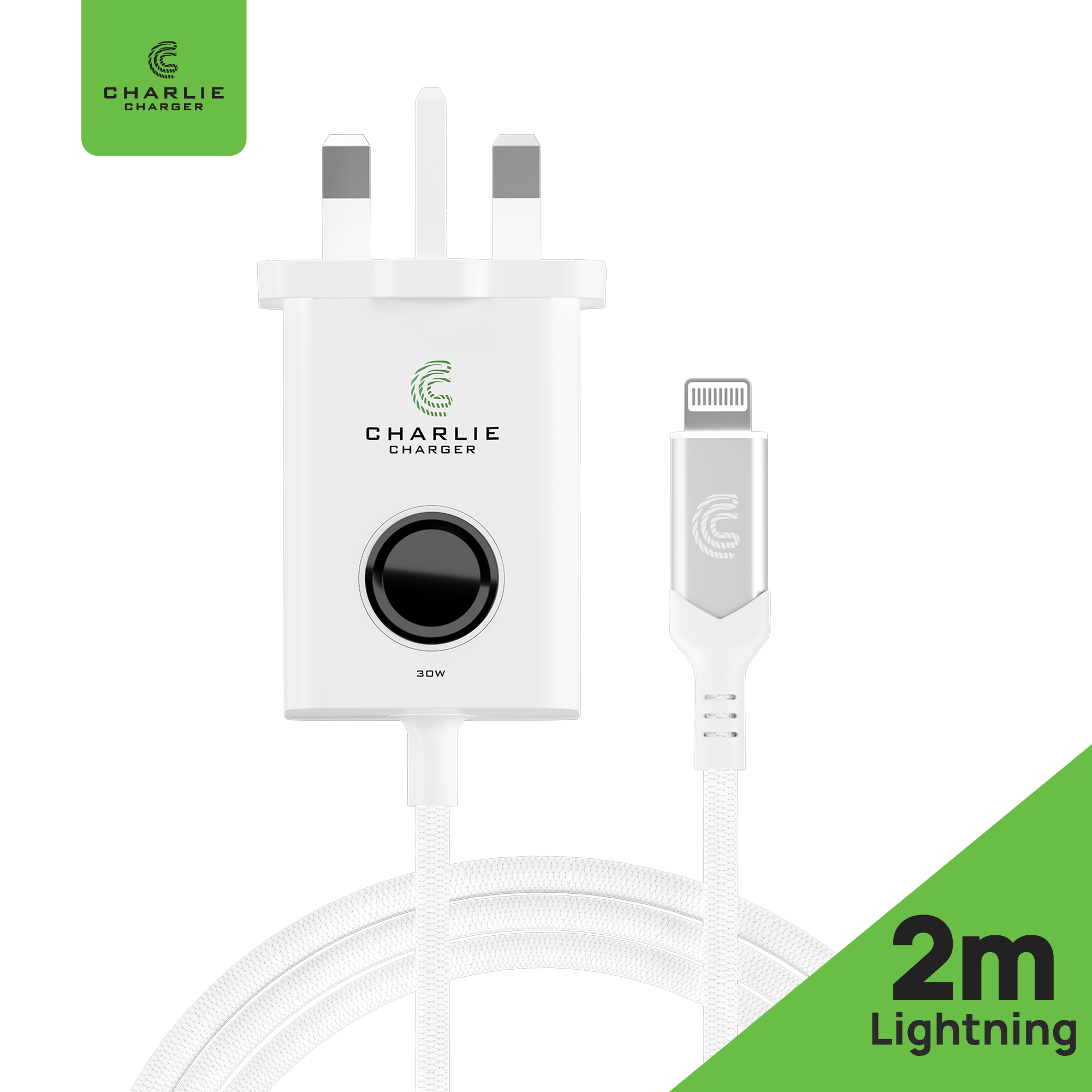 Charlie Charger Fingerprint 30W Fast Charger