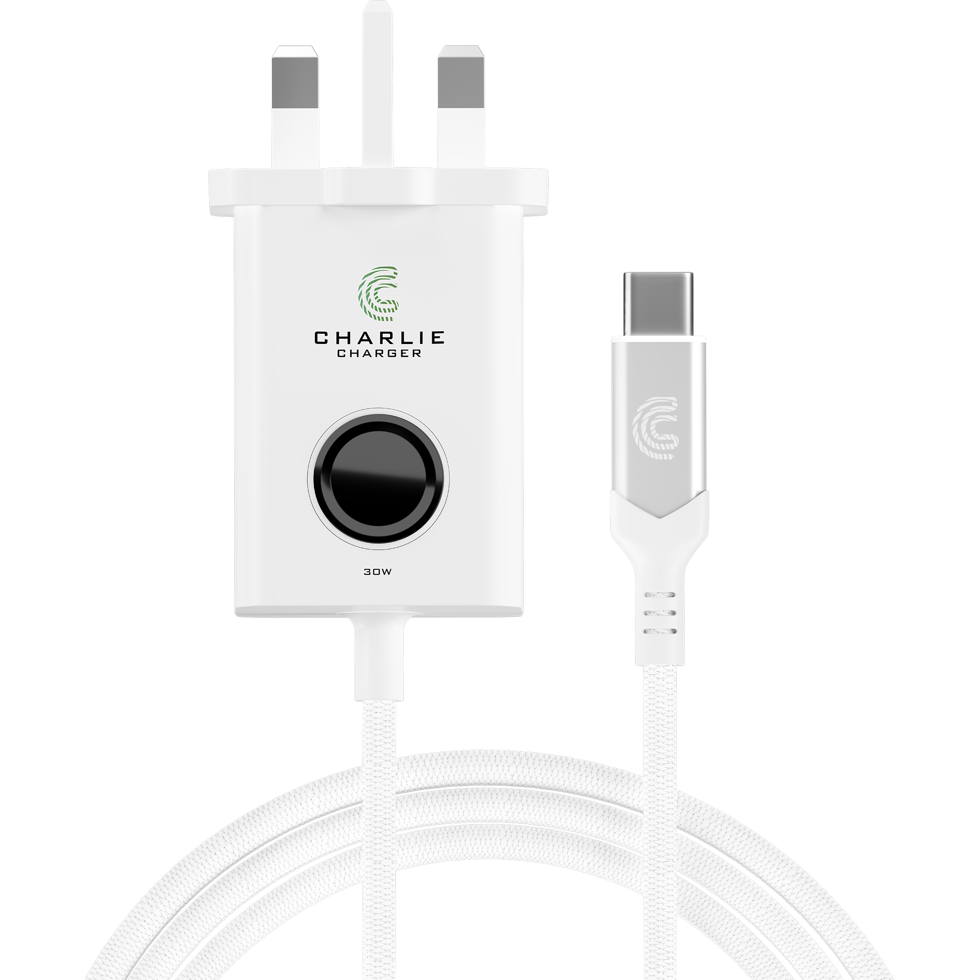 Charlie Charger Fingerprint 30W Fast Charger